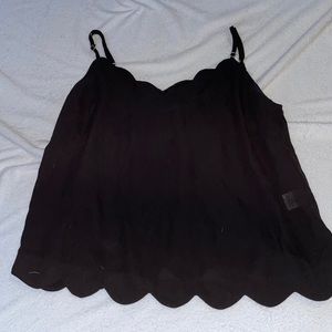 Black Scallop Tank